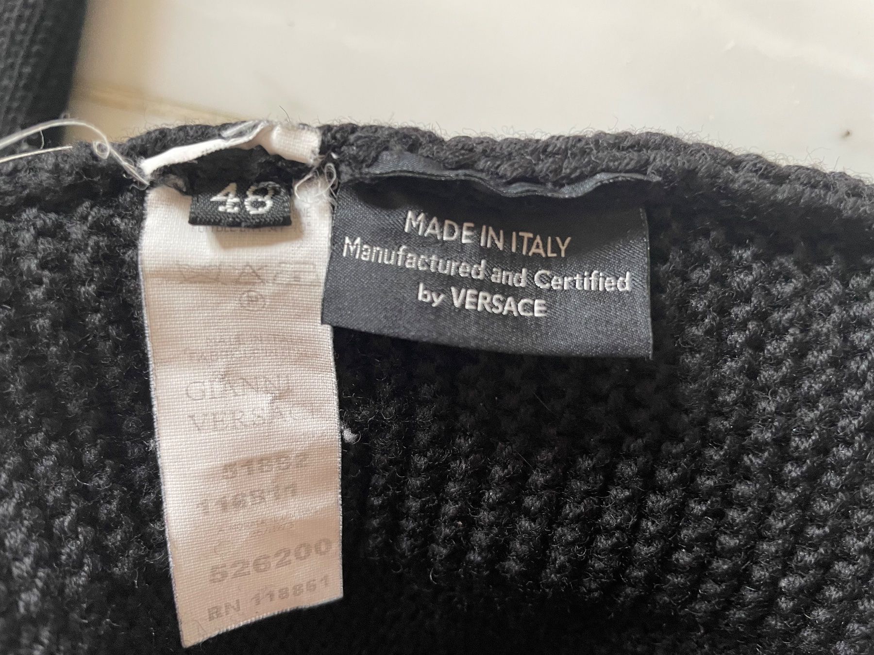 Versace Maglioni & Felpe: Versace Winter Pullover Gr 48 schwarz – Usato da Unterengstringen venduto da DeaundHeinz 6