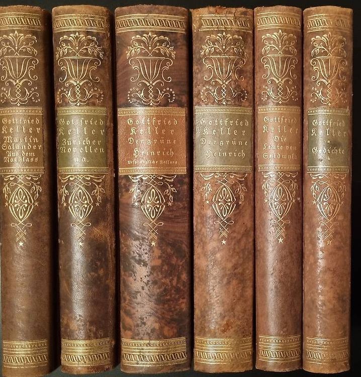 Livres: Schöne antike Ausgabe der Werke von Gottfried Keller – D'occasion à Wohlen AG par KuhnUrs