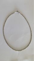 Collier maille cube argenté longueur 42cm bon état