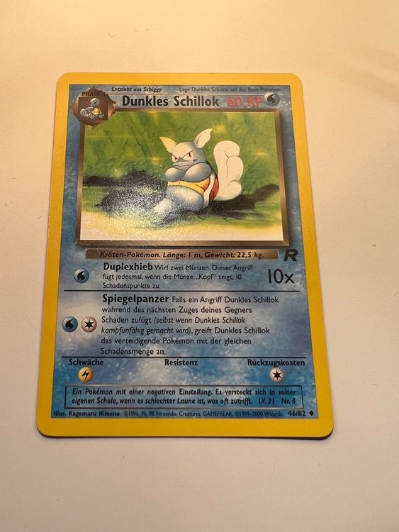 Dunkles Schillok Pokémon Karte | Kaufen auf Ricardo