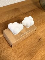 Zara Home Kids Türknöpfe Wolken 2 Stück Weiss neu