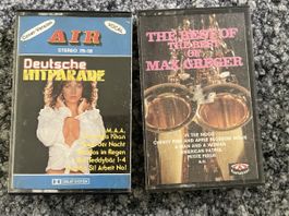 Deutsche Hitparade + Max Greger, Kassetten, Top Zustand