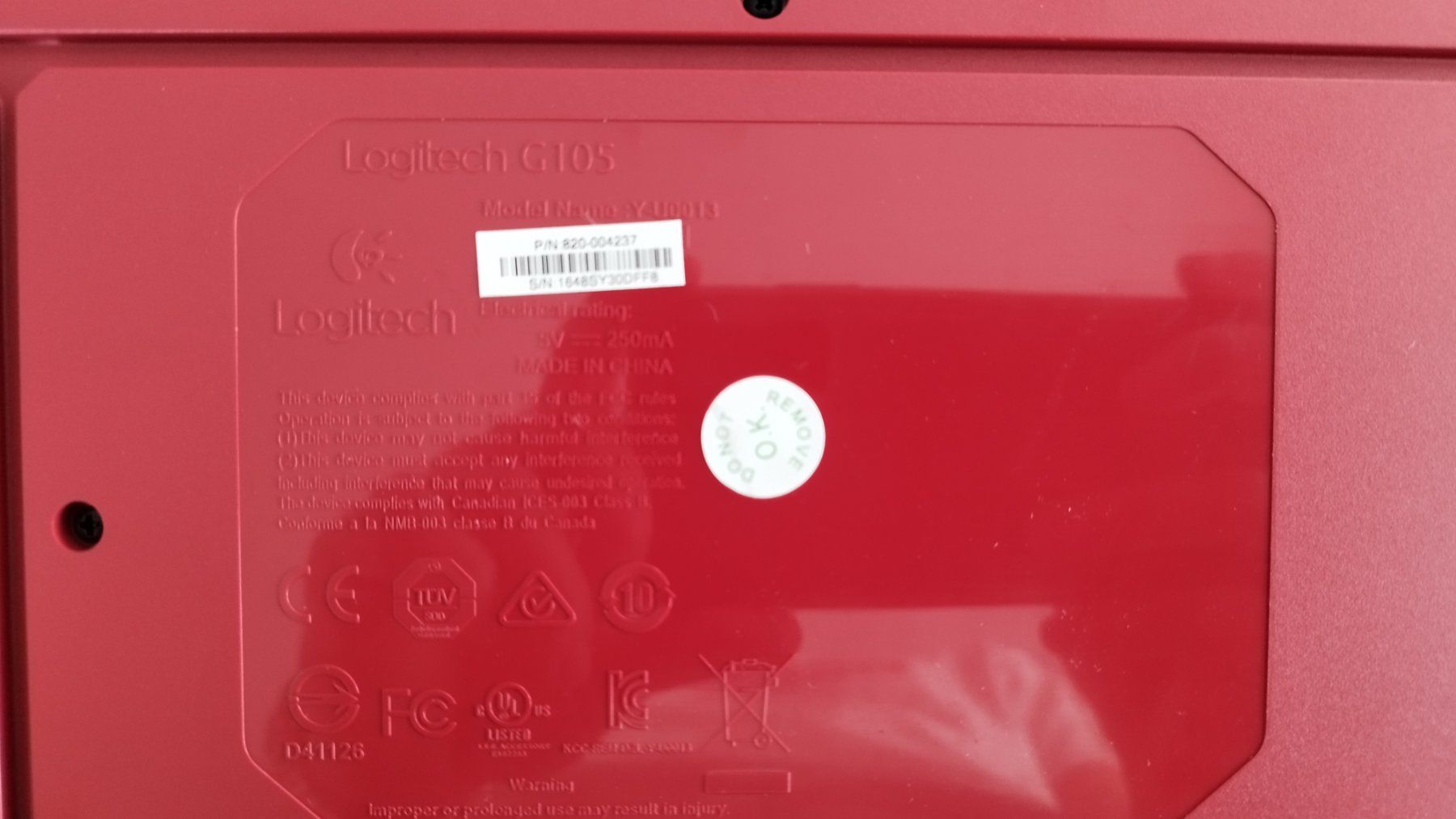 Tastiere: Tastatur Logitech G105 – Usato da Stetten AG venduto da Jandacho 3