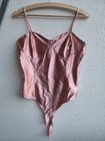 Stylish Pink Satin Bodysuit - Size M - abholbar in ZH City