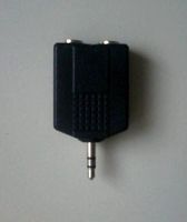 Adapter Klinke 3,5 stereo/2 x Buchse 6,3