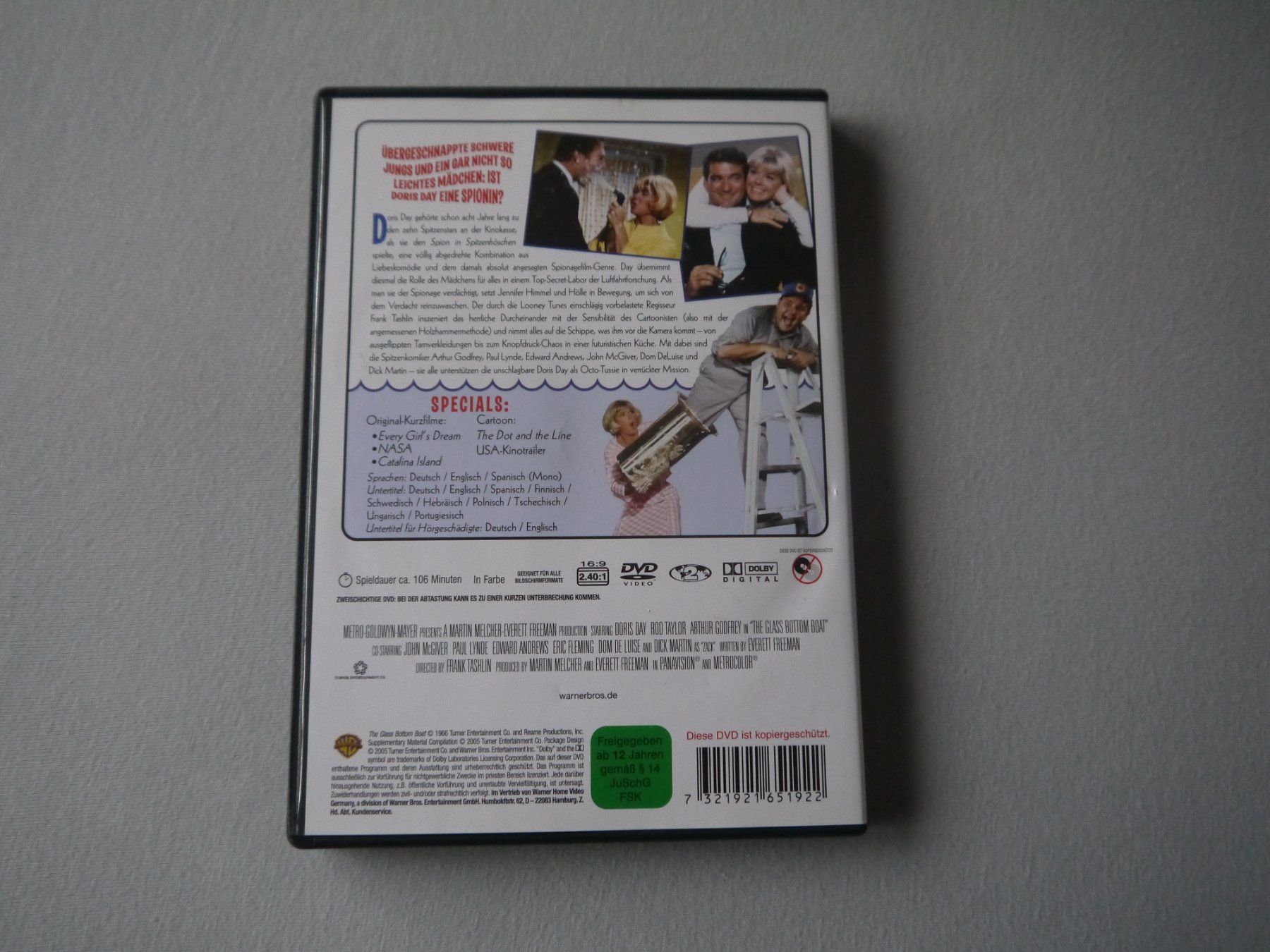 Tutti i DVDs: Spion in Spitzenhöschen-Doris Day/Rod Taylor – Usato da Hagendorn venduto da Blaf 1