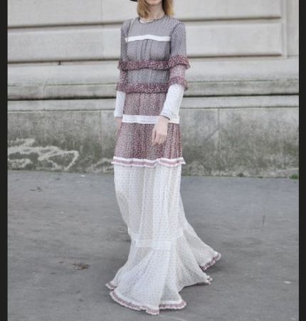 Chloe runway maxi dress
