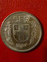 Silber Munzen 5 Franken Jg 1967 top