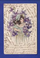 ENFANT - Jeunes filles et fleurs