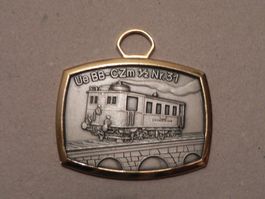 Medaille Lokomotive Bahn Zug Ue Bb-CZm 1/2 Nr. 31 Elektro
