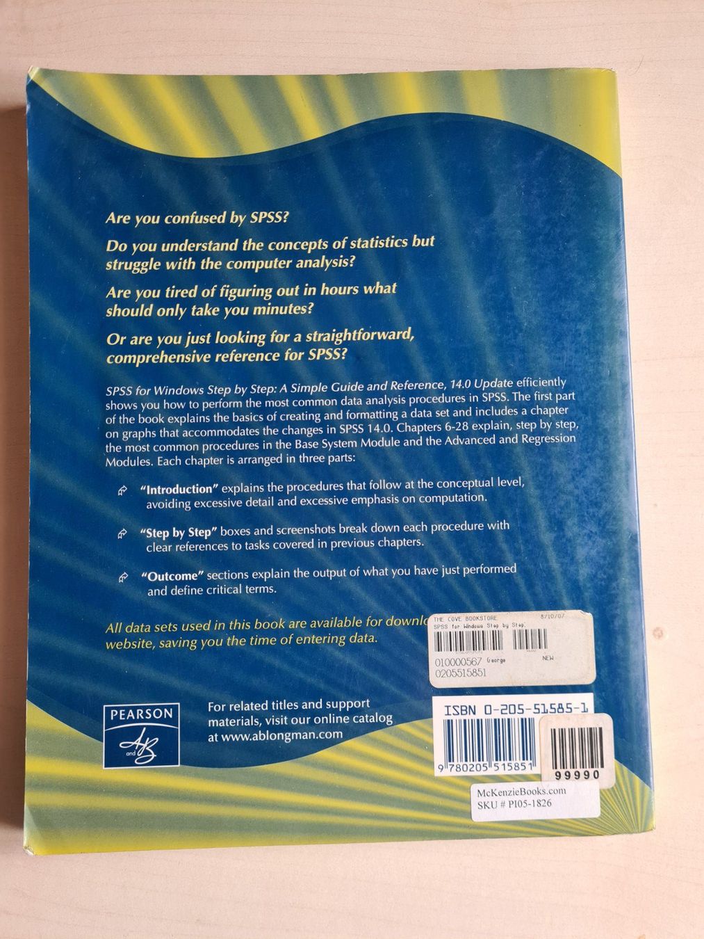 Libri: SPSS for Windows Step-by-Step: A Simple Guide and Reference – Usato da Zürich venduto da pleco12 1