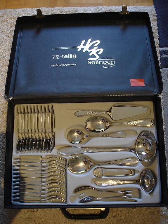 Bestecksets: BESTECK KOFFER SET  72 TEILIG HCS SOLINGEN   – Gebraucht aus Niederweningen von tsnuk333