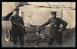 Foto-AK Sanke Nr. 311: Befestigen einer 