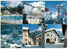 Scuol - 6 Bild AK