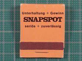 Snapspot Unterhaltungsautomate, alte Zündhölzer komplett