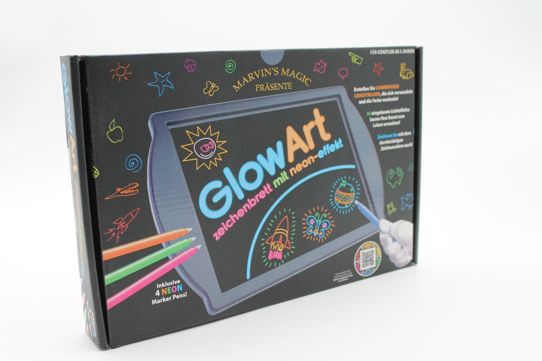 Giocattoli: Marvin's Magic GlowArt Zeichenbrett mit Neon-Effekt  – Nuovo e nell'imballaggio originale da Lachen SZ venduto da ratata