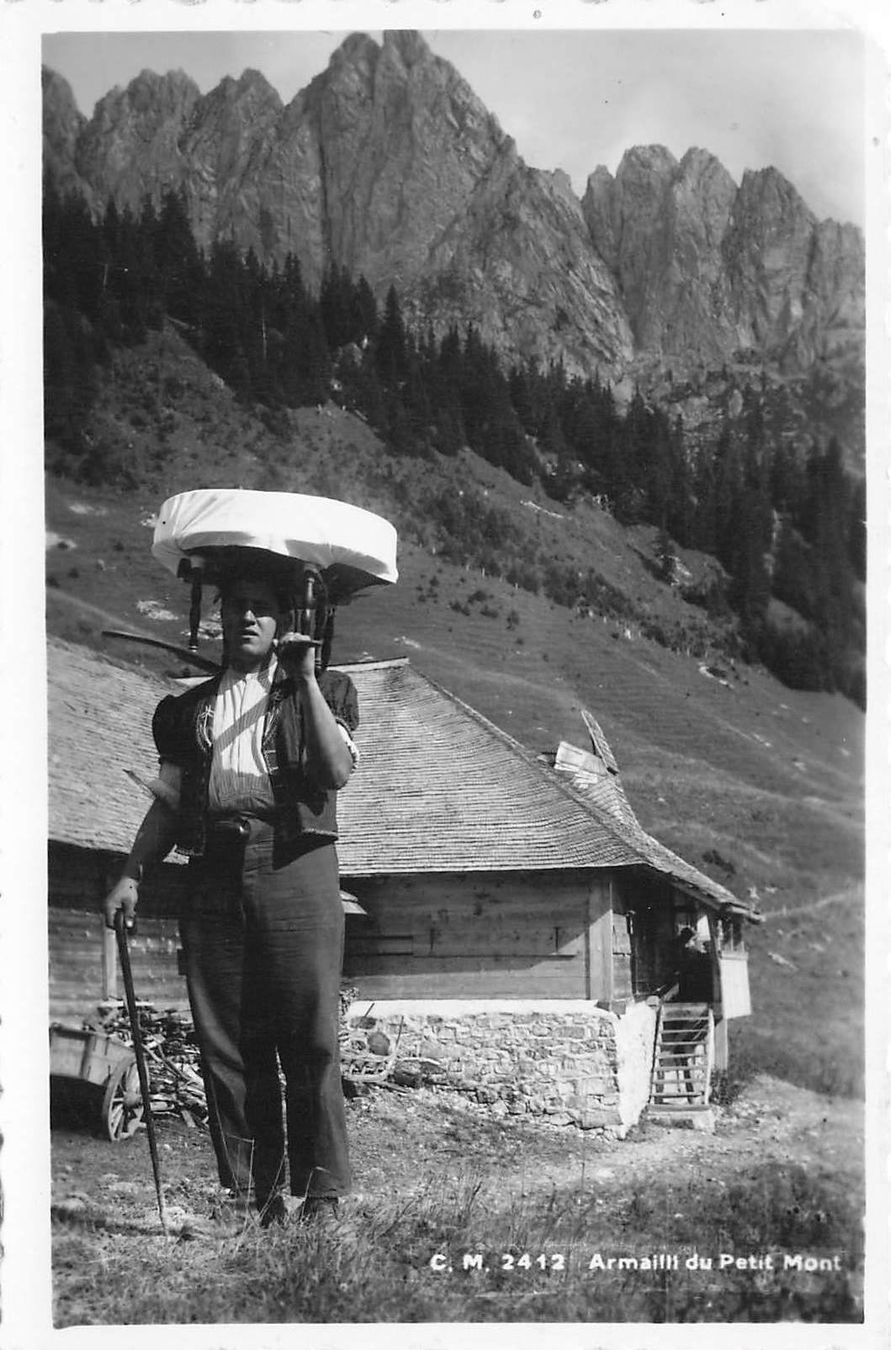 Cartoline postali: Armailli du petit mont – Usato da Biasca venduto da Blenio71