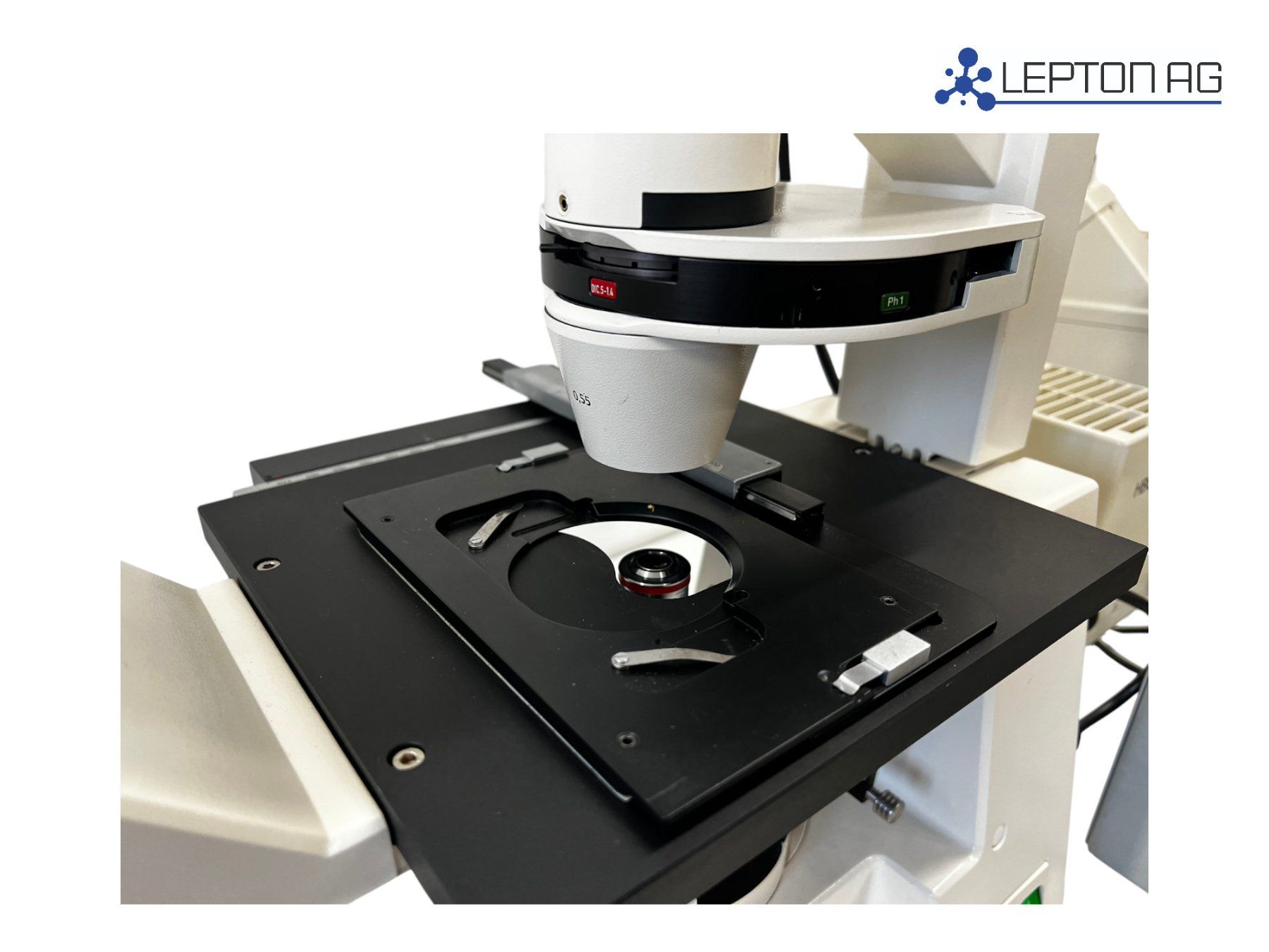 Accessori da laboratorio: Zeiss Axiovert 135 5 H/DIC Mikroskop – Usato da Niederdorf venduto da LeptonAG_Labor 7
