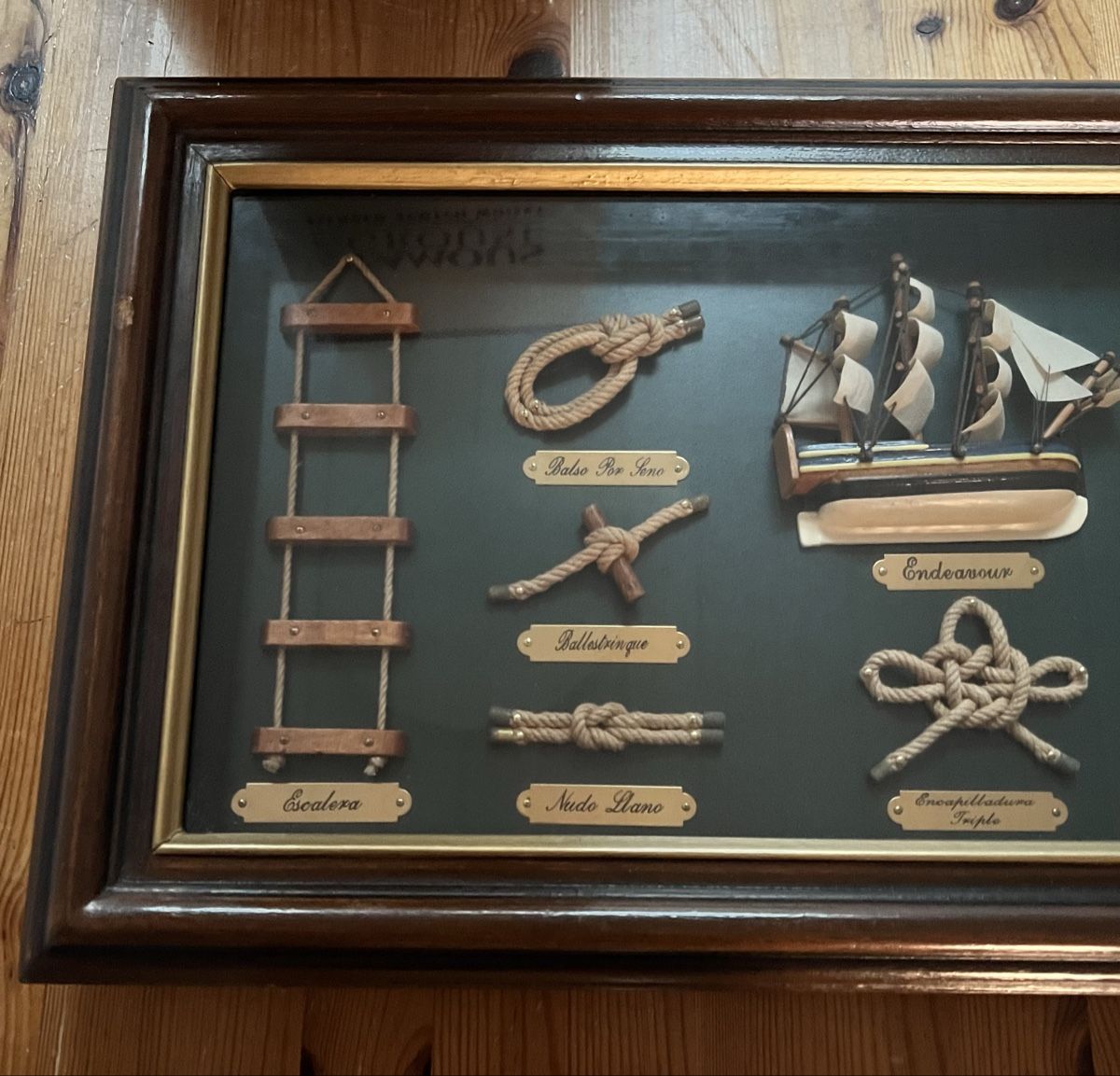Foto & Immagini: Knotentafel Schiffsbild Marine – Usato da Sevelen venduto da Ritiplampi 4