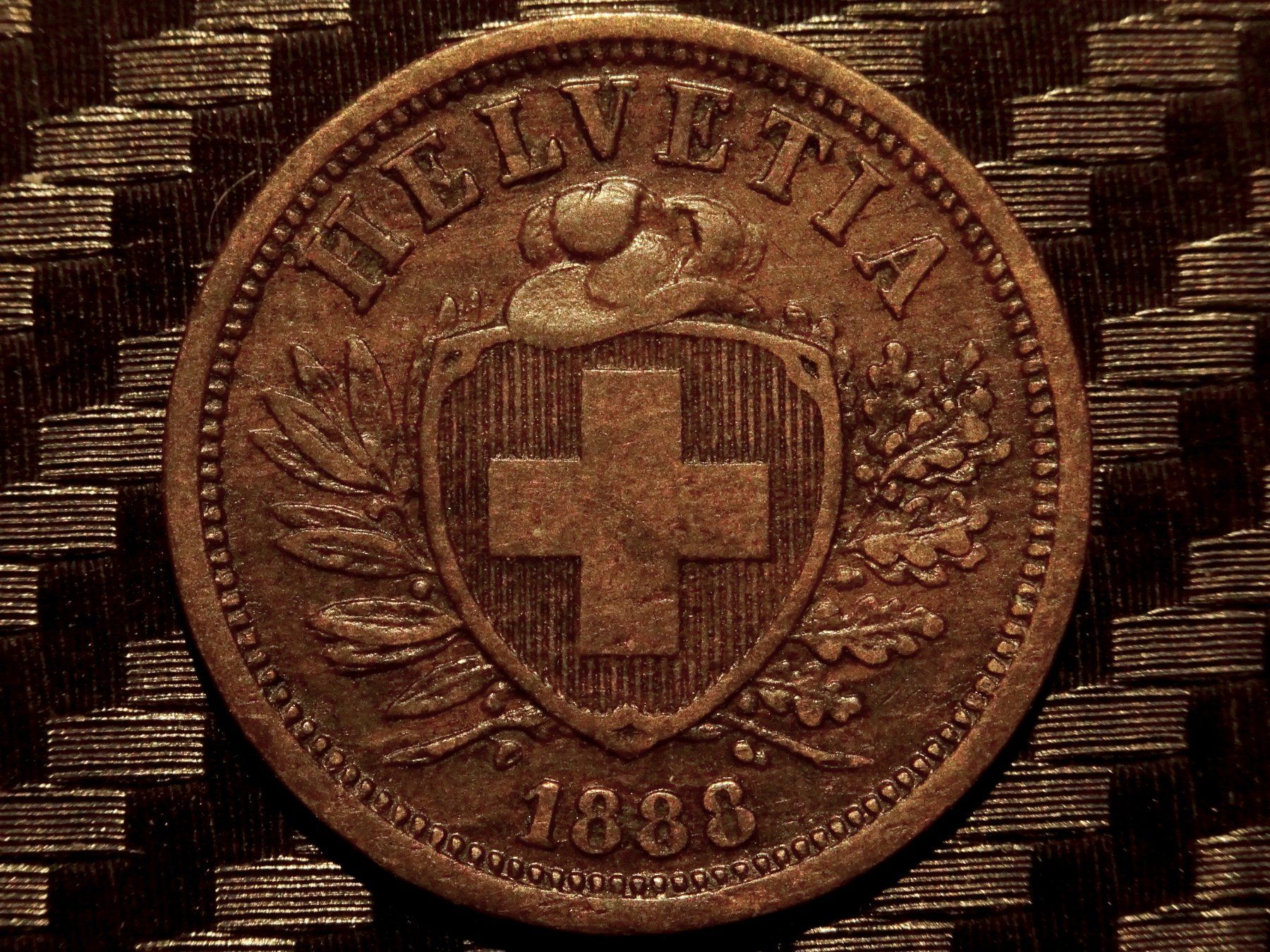 Tutti le monete: 1888 - 2 cts. 0.50 Mio.!!! 2.51gr!!! – Usato da Courgenay venduto da ZubR237
