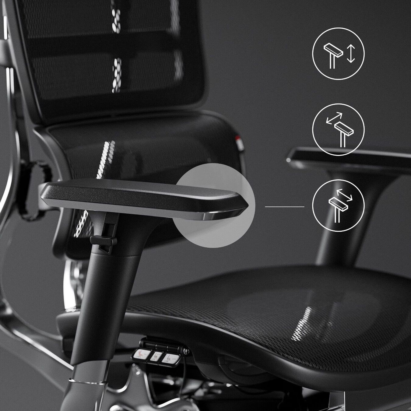 Sedie: Ergonomischer Schreibtischstuhl V-Master - Schwarz – Nuovo e nell'imballaggio originale da Wallenwil venduto da toesstal-vertrieb 5