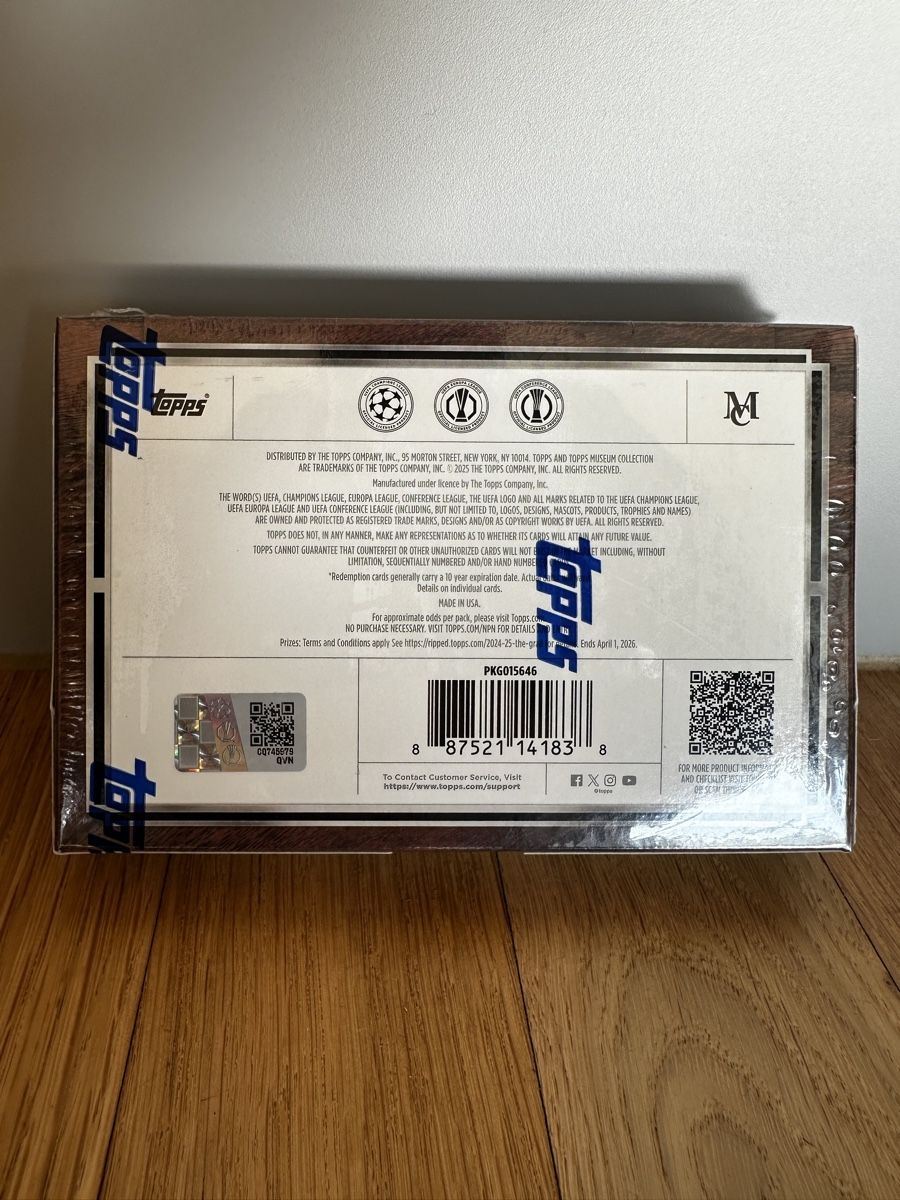 Topps Carte collezionabili: Topps ucc Museum Hobby Box 24/25 – Nuovo e nell'imballaggio originale da Zürich venduto da TheLocalCabbage 1