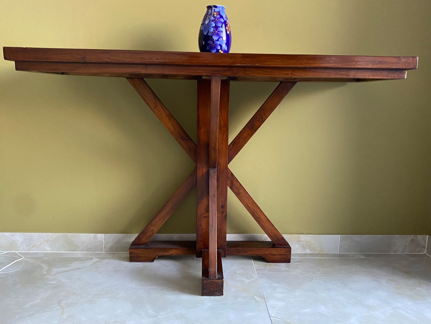 Set di tavolo e panche: Console antique Credenza Table & 4 chaises – Usato da Versoix venduto da mic_z7c9 3