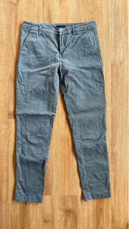 Chino Hose Sisley grau Damen guter Zustand