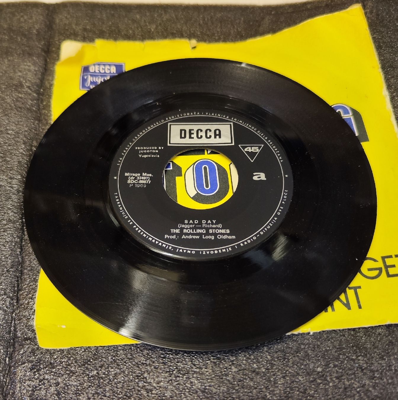 Schallplatten: Schallplatte Single The Rolling Stones San Day – Gebraucht aus Zürich von turbopuz 1