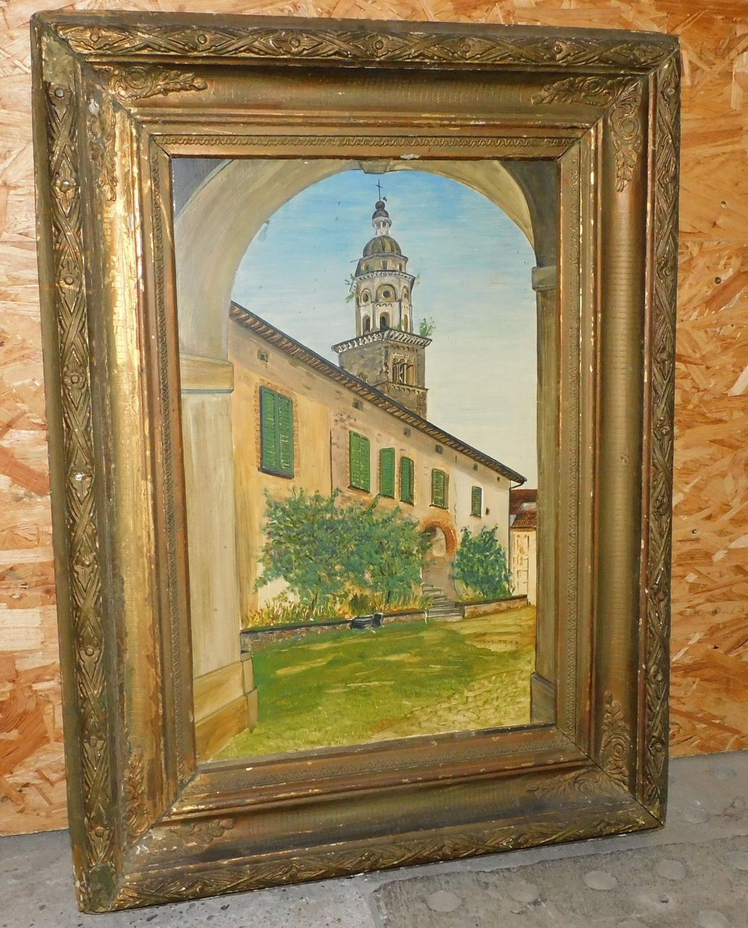 Tableaux: Kunst Ölgemälde Bild mit antik Rahmen – D'occasion à Sursee par 76 5