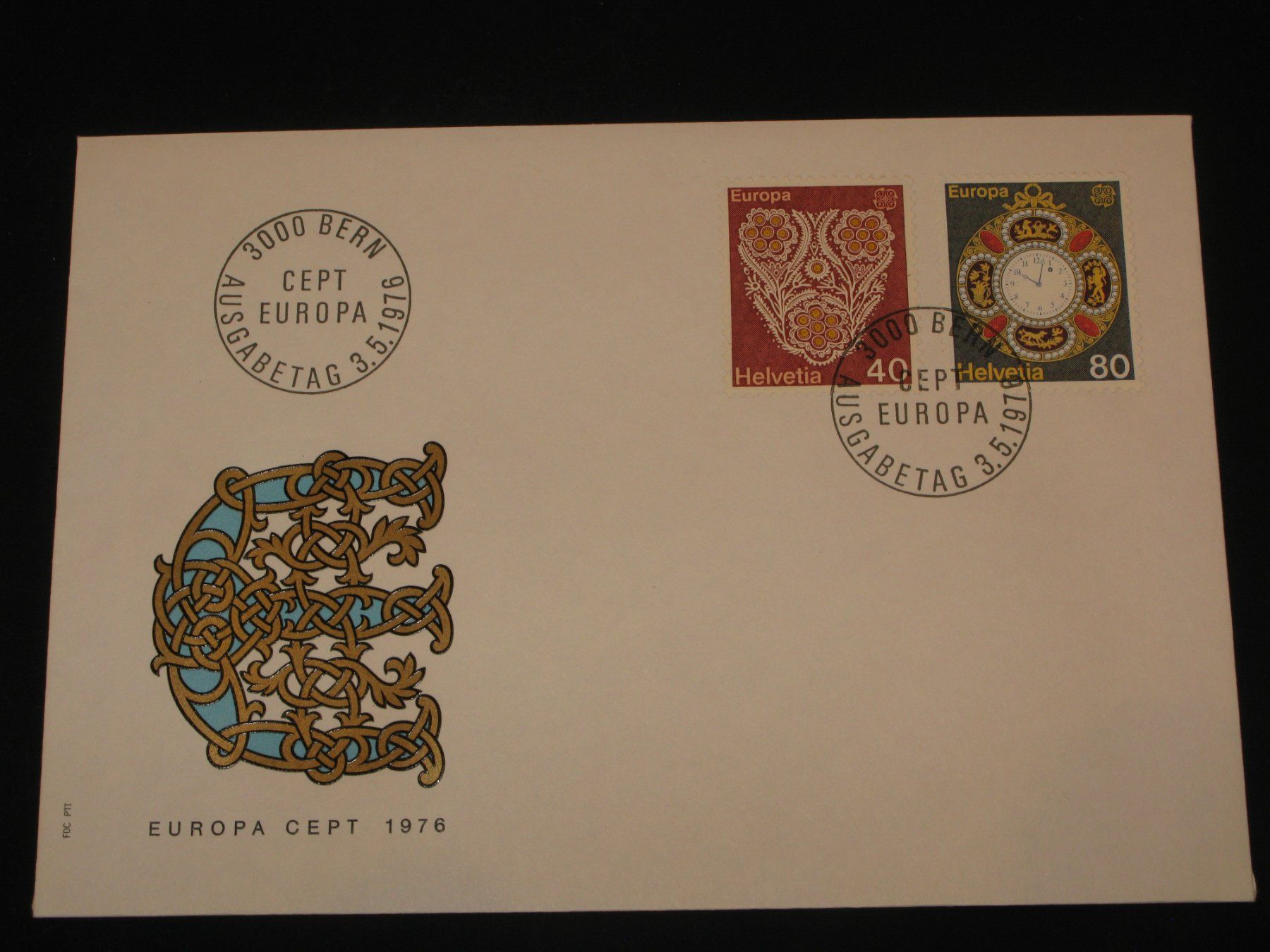 Tutti i francobolli: Werbemarken Europa FDC 1976 Nr. 576-577 – Usato da Riken AG venduto da HEROWE