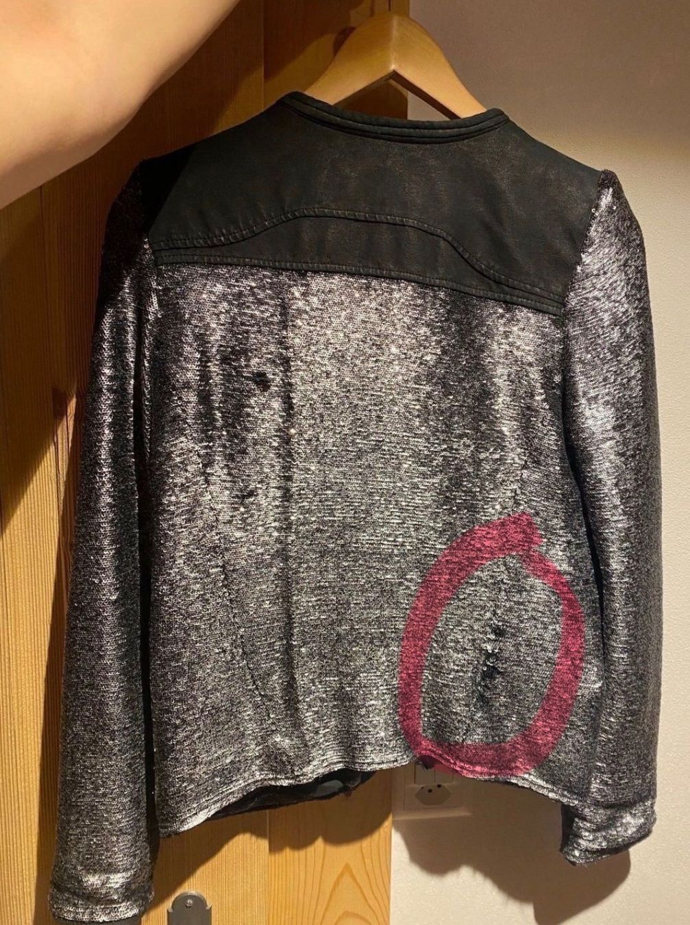 Iro Jacken: IRO leather & sequin Jacket – Neu (gemäss Beschreibung) aus Walenstadt von Unianrig 7