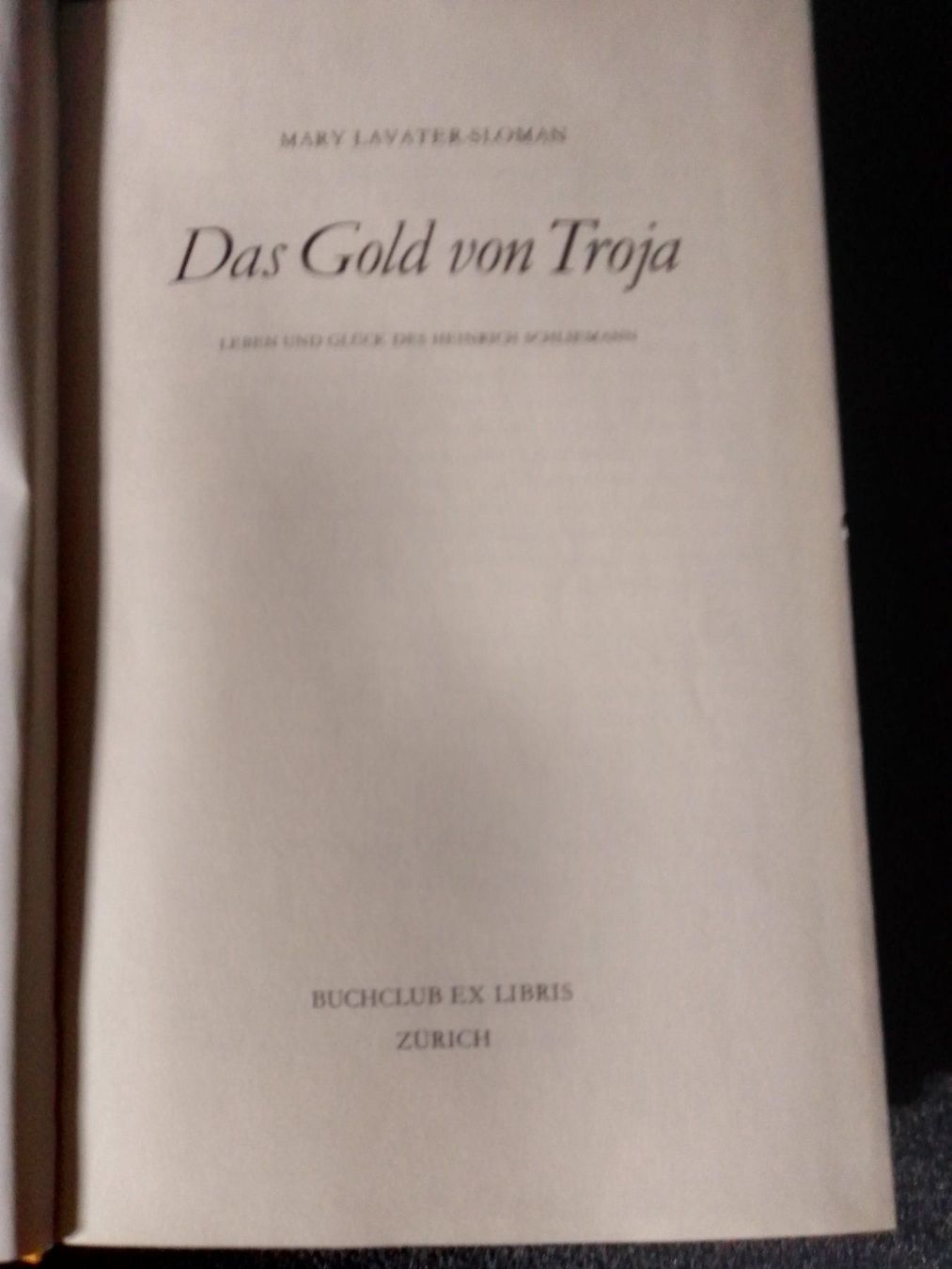 Libri: Das Gold von Troja – Usato da Bassersdorf venduto da kal_99sw