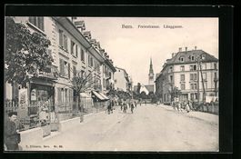 Bern, Freiestrasse und Länggasse mit Ge