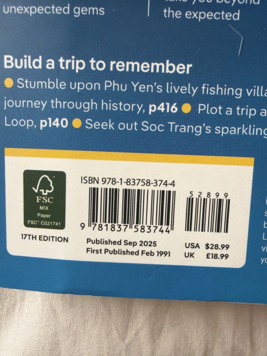 Libri: Lonely Planet Vietnam 17th Edition – Usato da Uster venduto da b4x_ric 2
