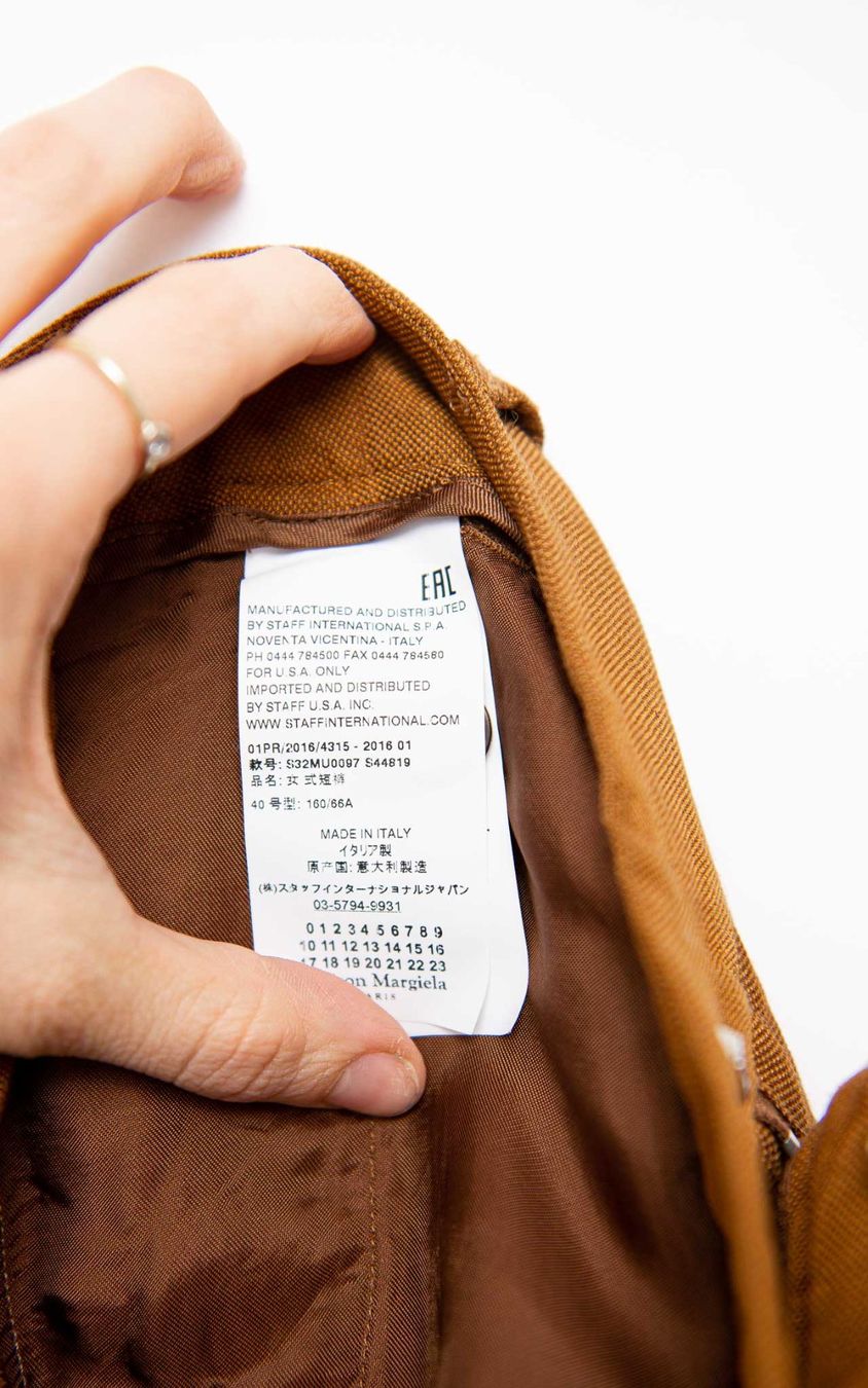 Maison Margiela Pantaloni: MM6 Leinenshorts - Gr. S – Usato da Illnau venduto da Monkky 3
