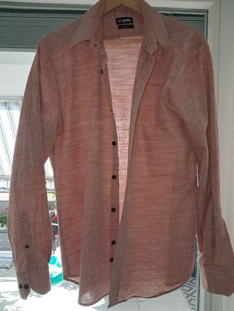 Herren Hemd Kimark Slim Fit orange Grösse L guter Zustand