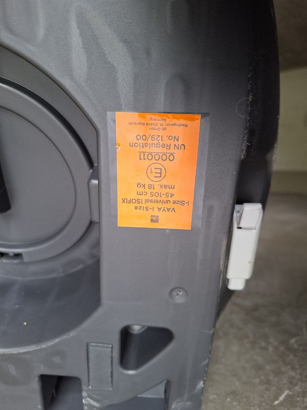 Seggiolini per auto: GB Vaya i-Size  Autositz, gebraucht – Usato da Therwil venduto da Wsurli 4