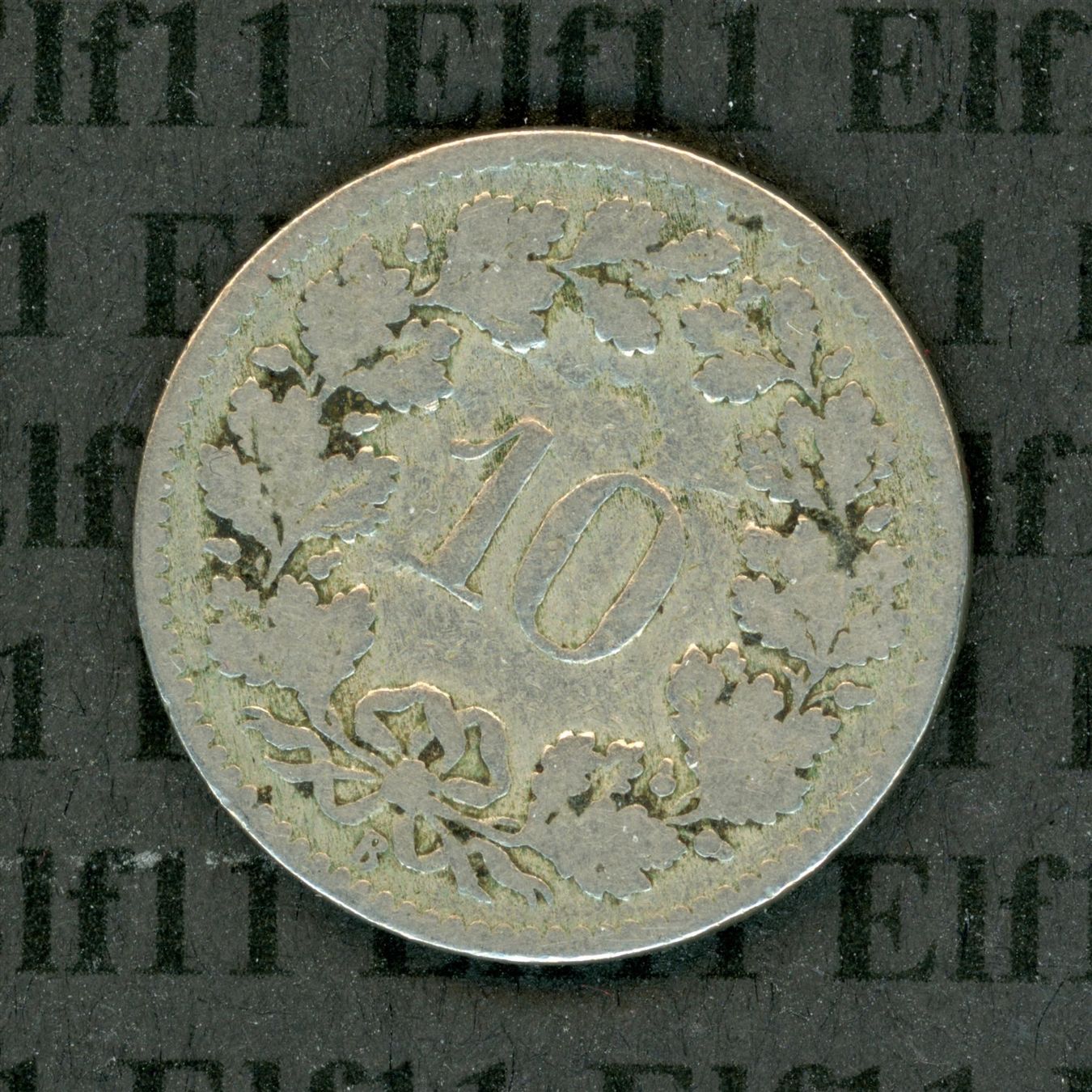 Tutti le monete: CHF___0.10 1883 s 10 Rappen – Usato da Widnau venduto da Elf11 1