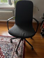 Bürostuhl mit Armlehnen in Farbe Grau Gebraucht