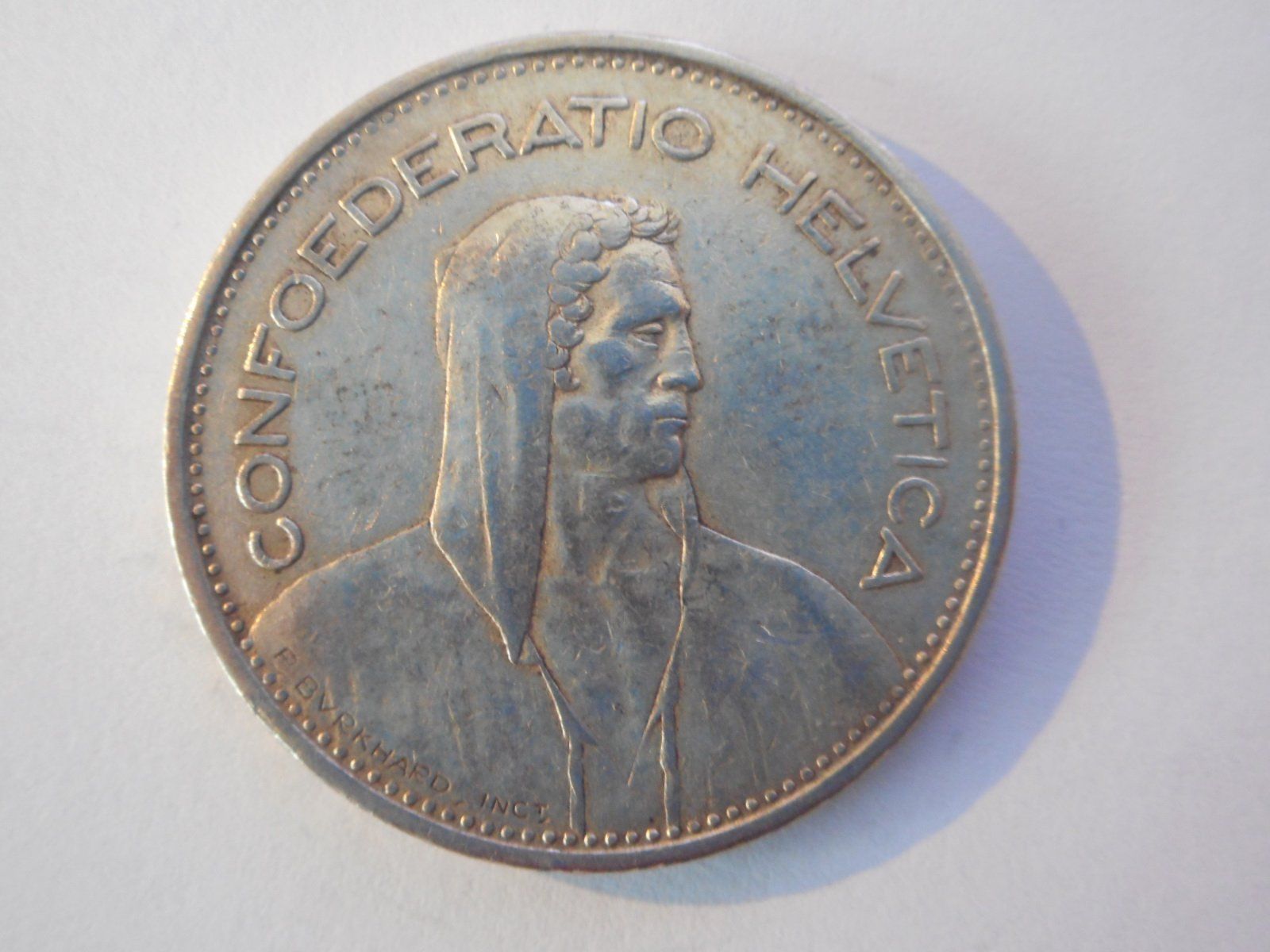 Tutti le monete: 5 Fr. 1940 silber rar – Usato da Kriegstetten venduto da pizlad2010 1