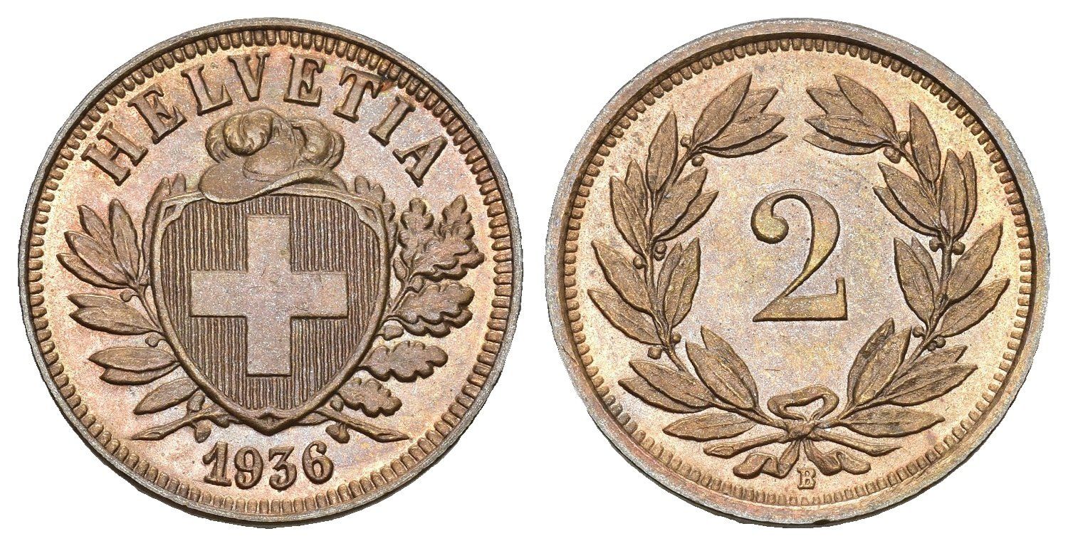 Toutes les monnaies: Schweiz 1936 – D'occasion à Bern par numismatictops