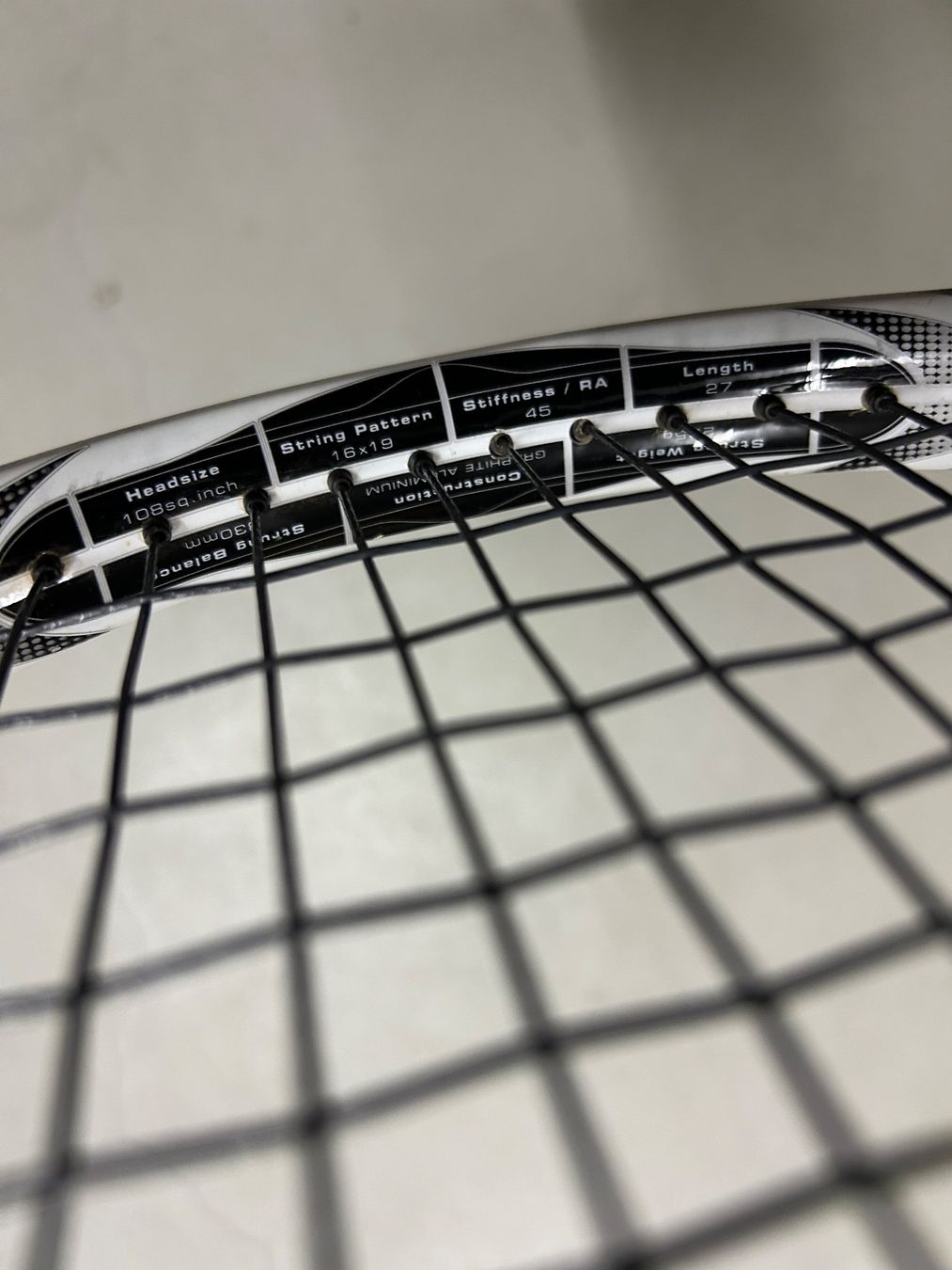 Dunlop Racchette: Dunlop Tempo Graphite TI 108 – Usato da Lütisburg venduto da Gizmo02 4