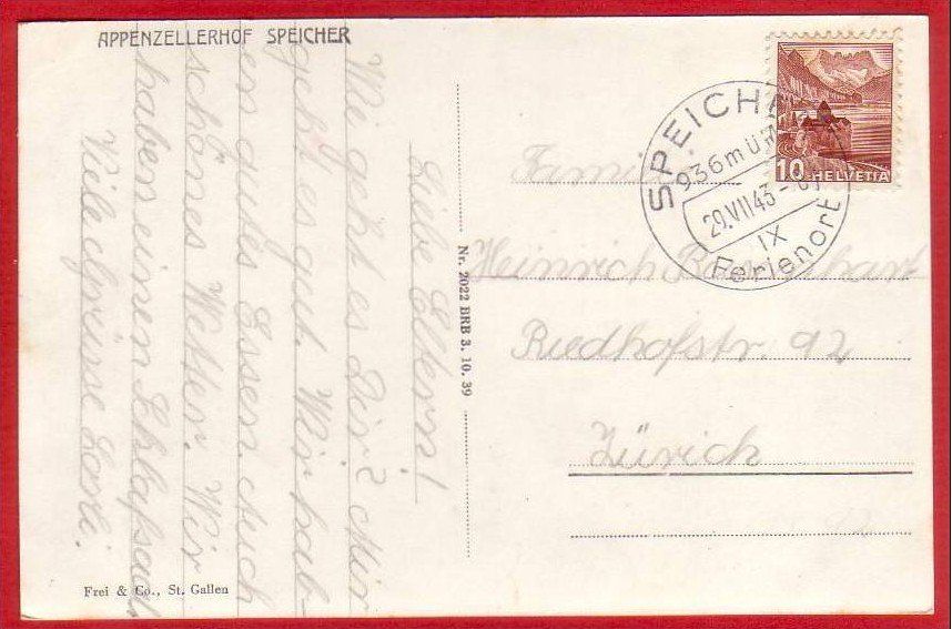 Ansichtskarten: SPEICHER FOTOKARTE 1943 – Gebraucht aus Grüningen von Kartenlaube 1