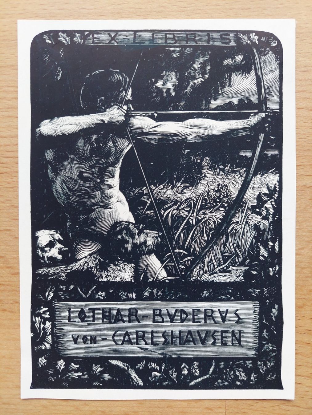 Gravures sur bois: Exlibris Bruno Heroux - Original Holzstich – D'occasion à Obfelden par Exlibris-Art