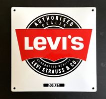 Levi's Jeans - Emailschild / Plaque émaillée
