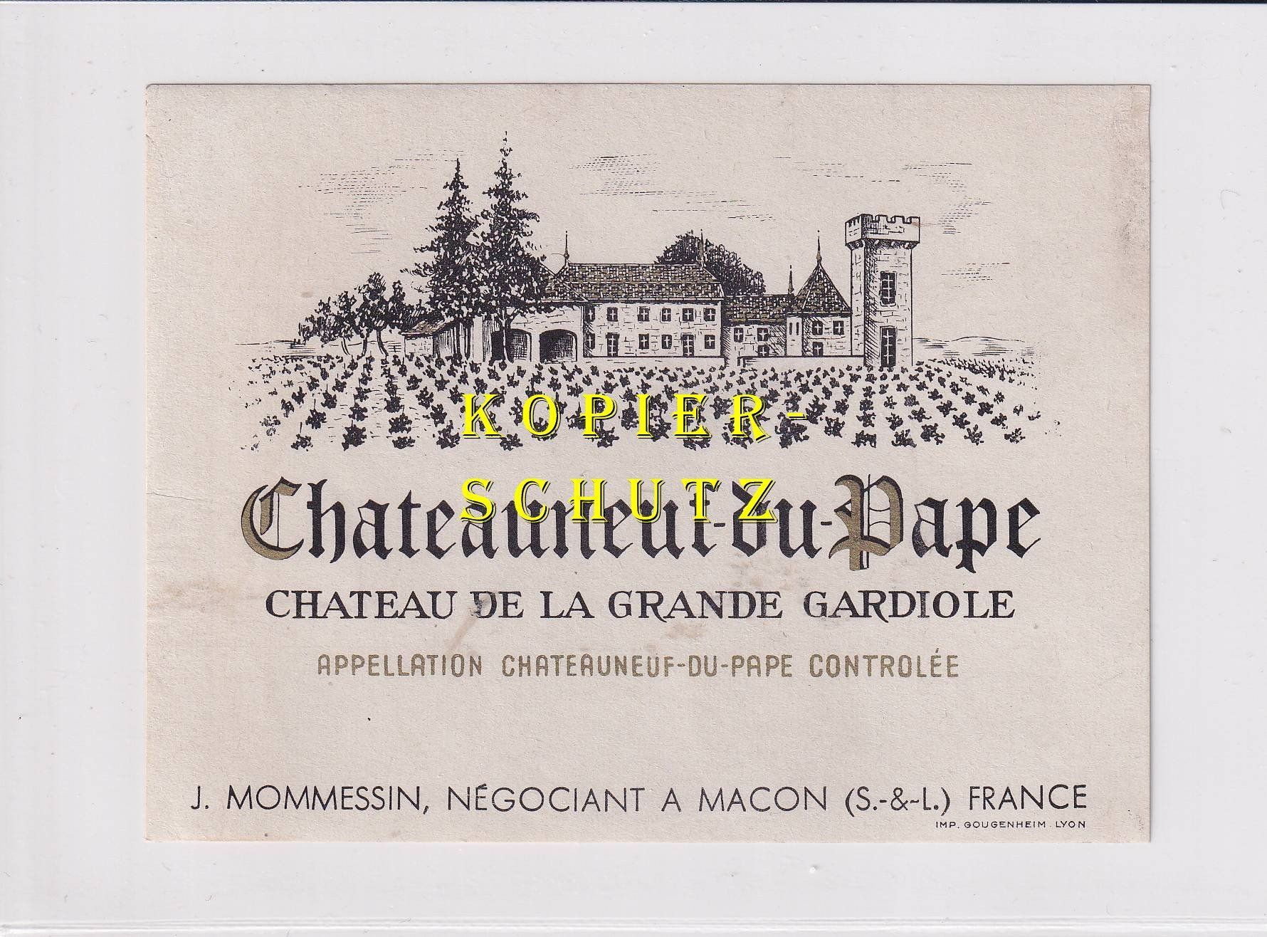 Papiere: Etikette - Châteauneuf-du-Pape /bd – Gebraucht aus Hombrechtikon von Rudolf07