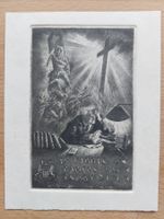 Exlibris Schweizer Künstler unbekannt - Original Radierung