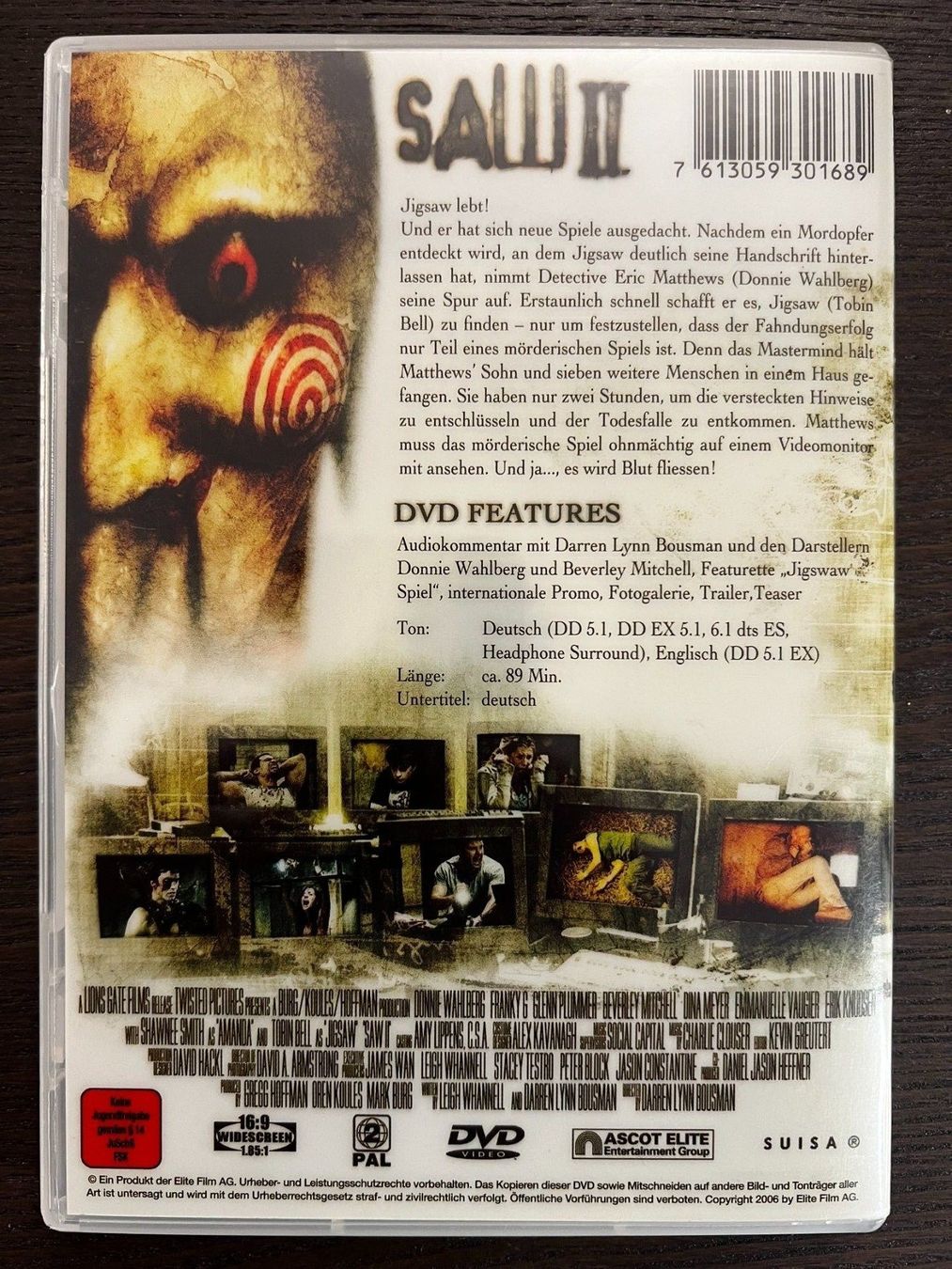 Tutti i DVDs: Saw 2 – Usato da Zürich venduto da FilmFreunde 1