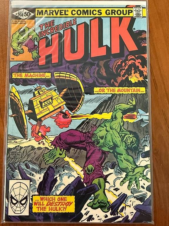 Fumetti: The Incredible Hulk #260 Marvel Comic Top High Grade NM – Usato da Schwerzenbach venduto da Dejoe87